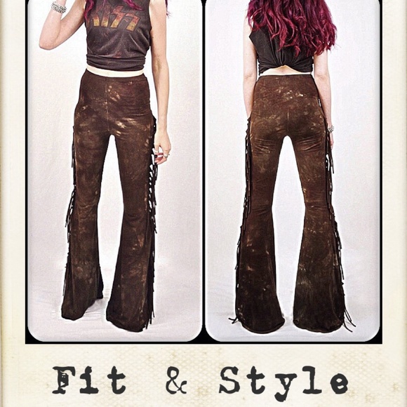 Bohemian Black Fringe Pants - Picture 9 of 11